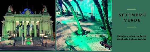 Setembro Verde ilumina diversos pontos da cidade