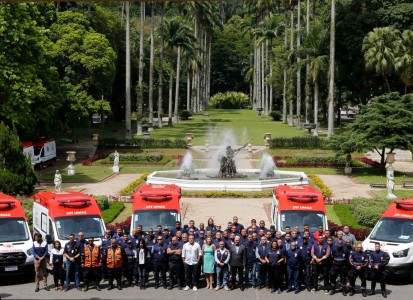 SAMU recebe 60 novas ambulâncias