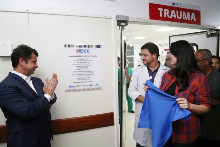 Inauguração sala de trauma e CME